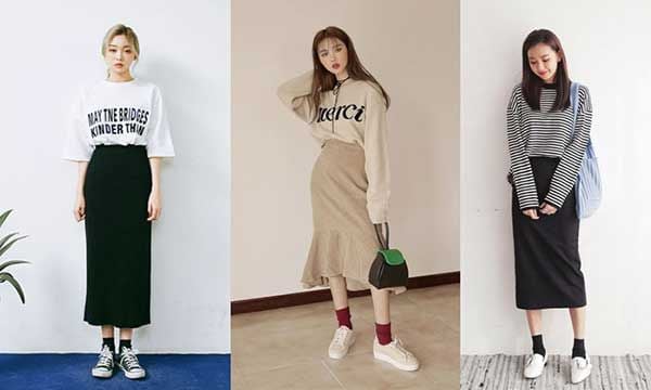 5 kiểu chân váy gái Hàn đang diện nhiều nhất chị em sắm hết thì không bao  giờ có chuyện mặc xấu
