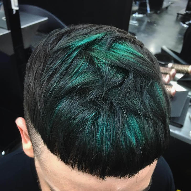 20 kiểu tóc nam màu xanh khói đẹp sành điệu nhất hiện nay