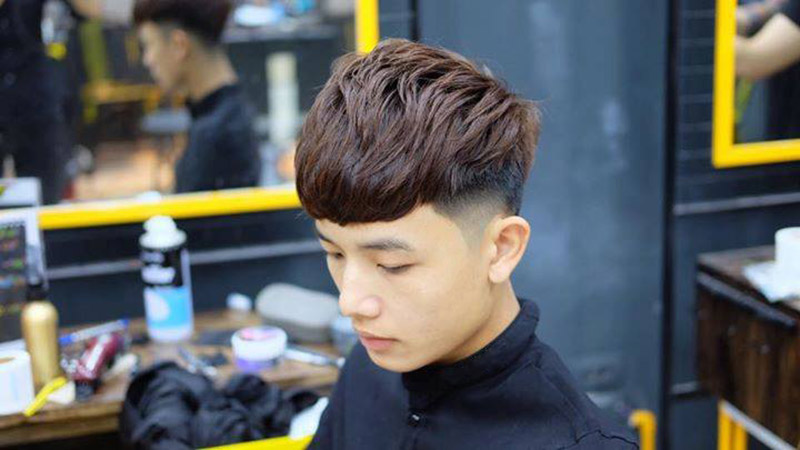 Kiểu tóc nam đẹp Two Block Layer dành cho học sinh sinh vên  Toc Nam Dep