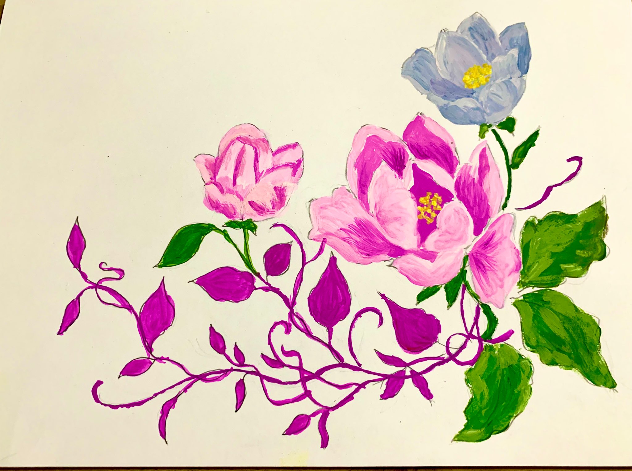 Tranh Vẽ Hoa Đơn Giản Nhưng Đẹp RA TRÒ NÀY NỌ PHẾT  Hình vẽ hoa hồng  Phết Nỏ
